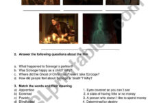 A Christmas Carol (2009 Movie) Worksheet - Esl Worksheeterik0308 inside A Christmas Carol The Story Worksheet B