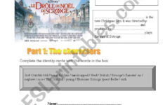 A Christmas Carol - Esl Worksheetclaudia30 inside A Christmas Carol Movie Worksheet