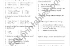 A Christmas Carol" Movie Worksheet – Esl Worksheetkunkun015 in A Christmas Carol Movie Worksheet