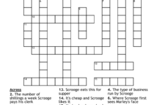 A Christmas Carol Stave 1 Crossword – Wordmint with A Christmas Carol Stave 1 Worksheet