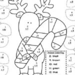 Addition Coloring Worksheets Christmas Pertaining To Addition And Subtraction Christmas Coloring Worksheets