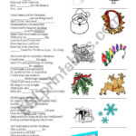 All I Want For Christmas Is You   Esl Worksheetcelineclark In All I Want For Christmas Worksheet