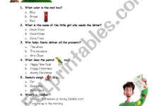 Arthur Christmas - Esl Worksheetsanta Fe in Arthur Christmas Worksheet