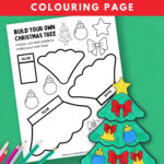 Build A Christmas Tree Free Printable — Gathering Beauty With Regard To Build A Christmas Tree Worksheet