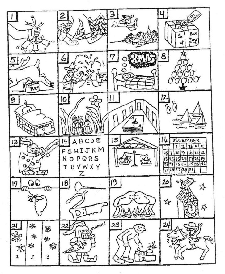 Can You Name These Christmas Songs Worksheet