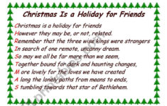 Christmas Acrostic - Esl Worksheetpoleta in Christmas Acrostic Poem Worksheet