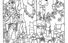 Christmas Activity Pages - Hidden Objects Activity Sheet regarding Christmas Hidden Picture Worksheet