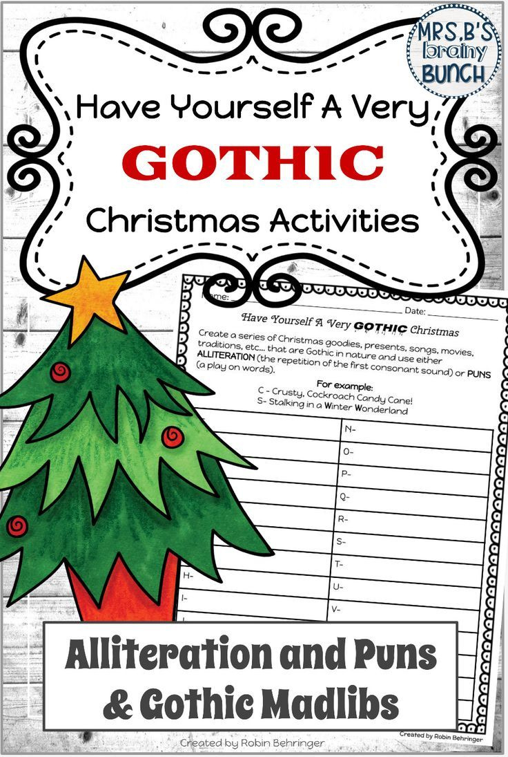 Christmas Activity | Print And Digital in Christmas Alliterations Worksheet