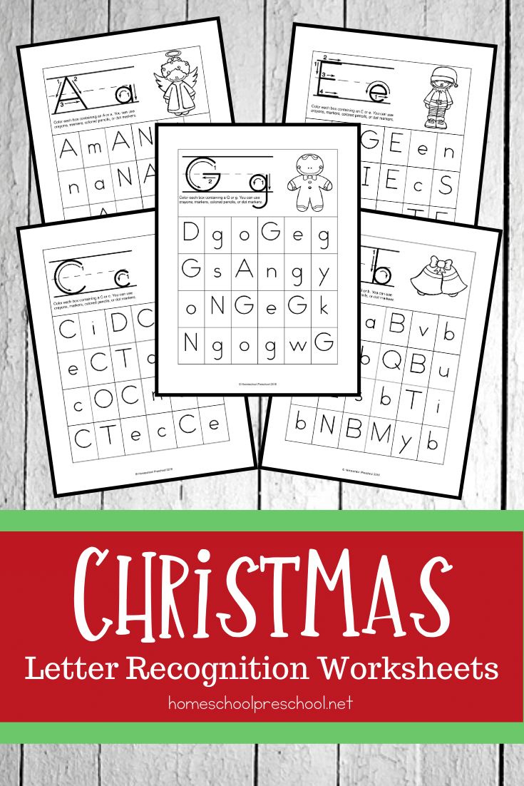 Christmas Alphabet Letters Scavenger Hunt with regard to Christmas Letter Recognition Worksheets