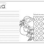 Christmas Alphabet Tracing Worksheets   Kids Activity Zone Pertaining To Christmas Alphabet Worksheet Kindergarten