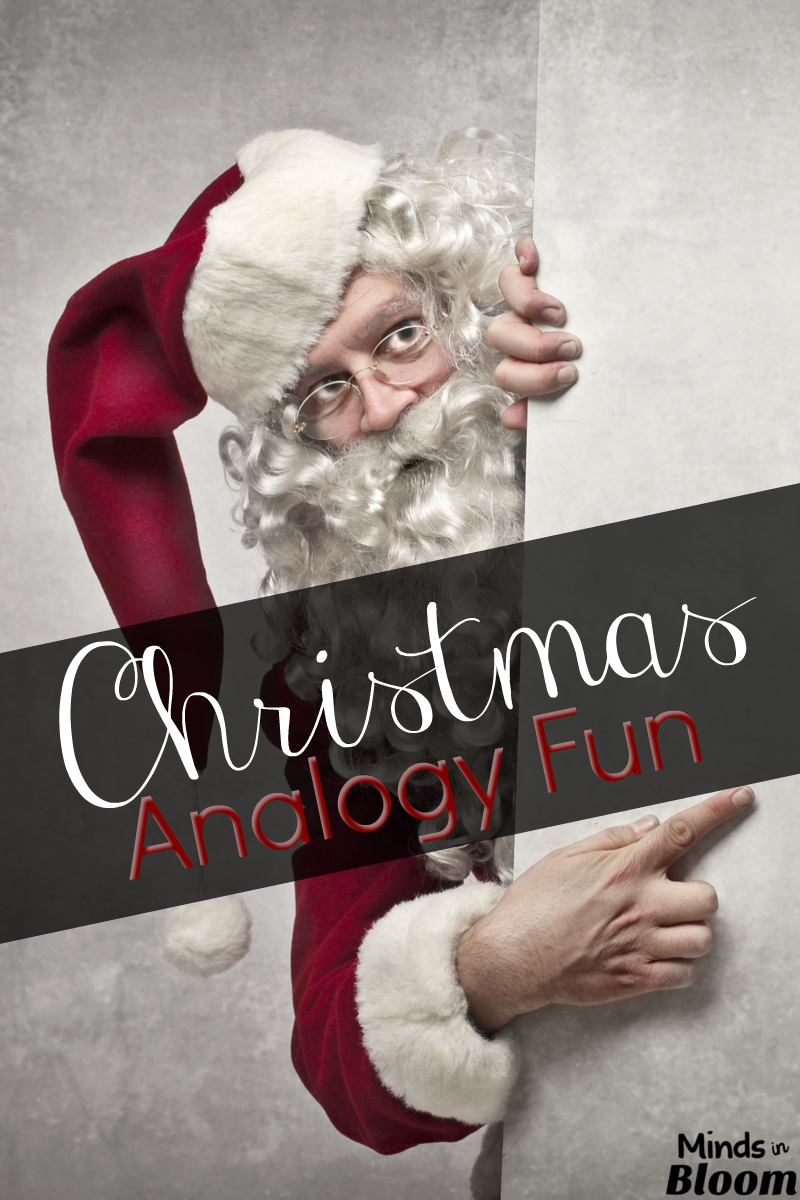 Christmas Analogy Fun - Minds In Bloom within Christmas Analogies Worksheet Answers