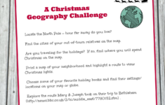 Christmas Around The World Activity for Christmas Geography Worksheets
