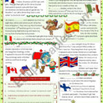 Christmas Around The World   Esl Worksheetmariaolimpia With Regard To Christmas In Different Countries Worksheet