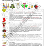 Christmas Around The World   Esl Worksheets.lefevre For Worksheets For Christmas Around The World