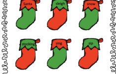 Christmas Articulation Necked Word with Christmas Articulation Worksheets