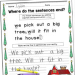 Christmas Capitalization And Punctuation Practice Worksheets For For Christmas Capitalization Worksheet