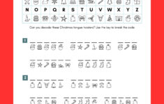 Christmas Code Breaker Worksheet - Digital Download inside Christmas Code Breaker Worksheet