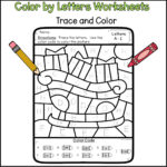 Christmas Colorletter | Christmas Coloring Pages | Color Within Christmas Color By Code Worksheets