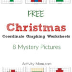 Christmas Coordinate Plane Graphing Inside Christmas Coordinate Grid Worksheets