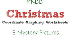Christmas Coordinate Plane Graphing inside Christmas Coordinate Grid Worksheets
