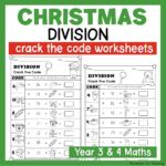 Christmas Crack The Code: Division Worksheets | Resources For Pertaining To Christmas Crack The Code Worksheets