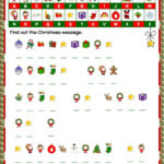 Christmas   Cryptogram Worksheet For Christmas Cryptogram Worksheets