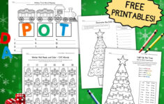 Christmas Cvc Worksheets For Kindergarten - Free Printables with Christmas Cvc Words Worksheet