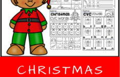 Christmas Cvc Worksheets regarding Christmas Cvc Words Worksheet