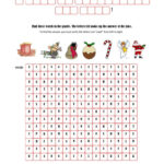 Christmas Fun With A Hidden Message: English Esl Worksheets Pdf & Doc Within Christmas Hidden Message Worksheet