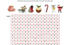 Christmas Fun With A Hidden Message: English Esl Worksheets Pdf &amp; Doc within Christmas Hidden Message Worksheet