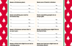Christmas Games - 10 Free Pdf Printables | Printablee with regard to Christmas Game Worksheets For Adults