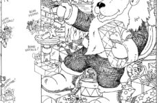 Christmas Hidden Picture Puzzle/Coloring Page throughout Christmas Hidden Picture Worksheet