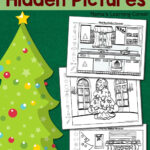 Christmas Hidden Pictures Worksheets Intended For Christmas Hidden Objects Worksheets