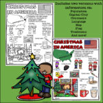 Christmas In America Fact Sheet For Early Readers   Classful Within Christmas In America Worksheet