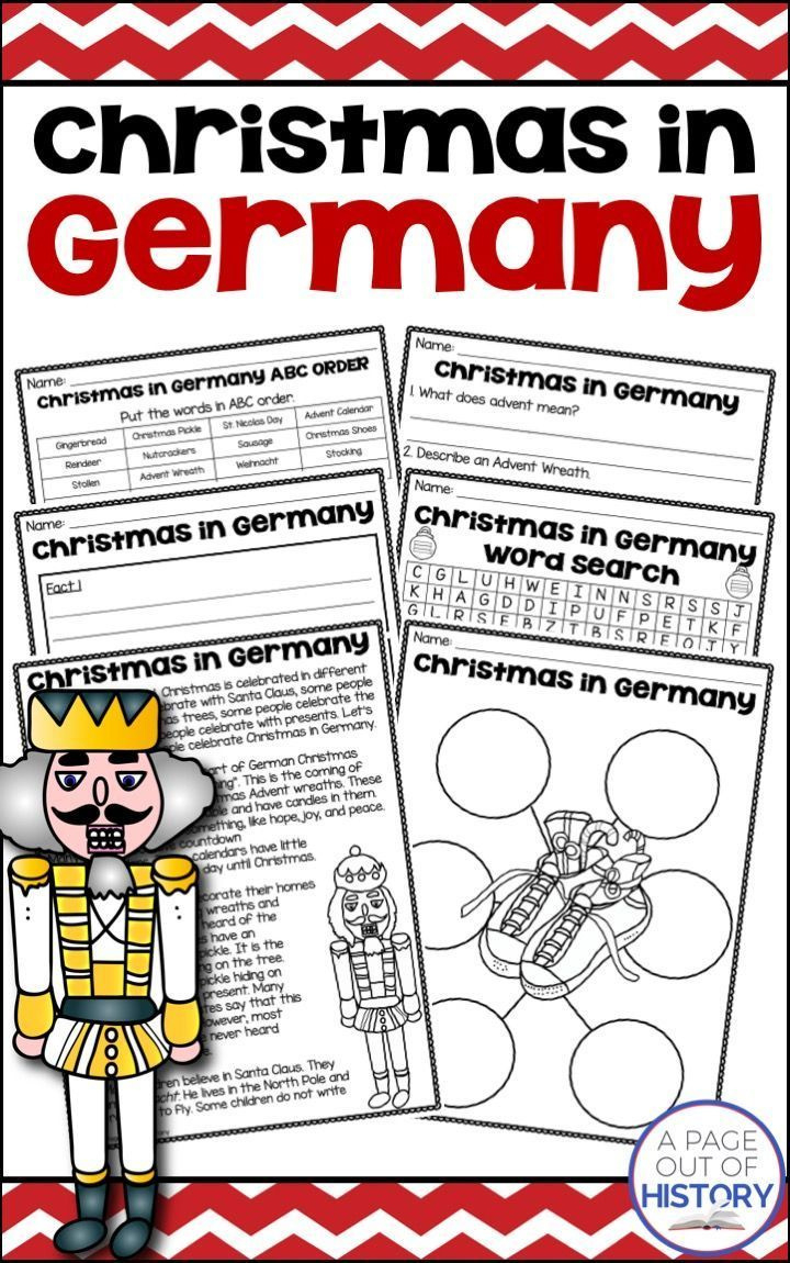 Christmas In Germany Christmas Around The World Social Studies Unit inside Christmas In Germany Worksheet