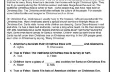 Christmas In The Usa with Christmas in The Usa Worksheet