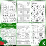 Christmas Kindergarten Worksheets And Activities No Prep In Christmas Kinder Worksheets