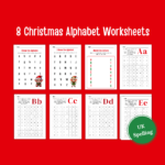 Christmas Letter Recognition Worksheets For Preschool & Reception With Regard To Christmas Letter Recognition Worksheets