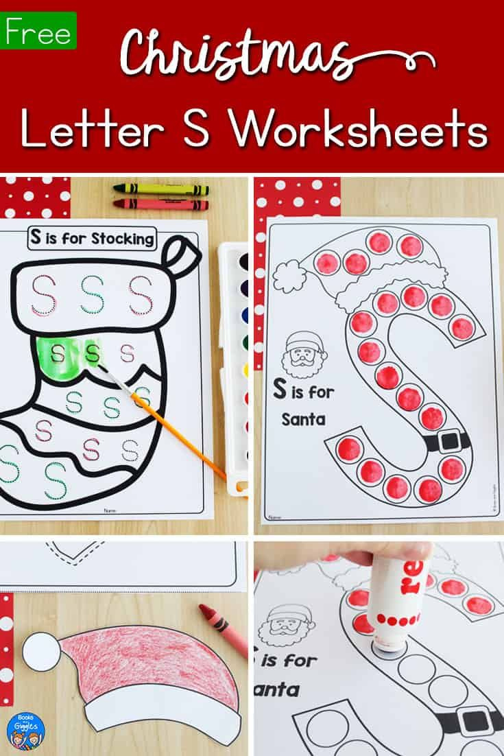 Christmas Letter S Worksheets For Preschoolers intended for Christmas Letter Worksheets For Preschool