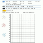 Christmas Math Activities Inside Christmas Coordinates Worksheets