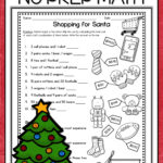 Christmas Math Worksheets | Christmas Multiplication And Division In Christmas 4Th Grade Worksheets