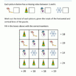 Christmas Math Worksheets For 6th Grade Math Christmas Worksheets