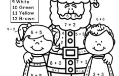 Christmas Math Worksheets For Kindergarten | Christmas Math throughout Christmas Coloring Addition Worksheets