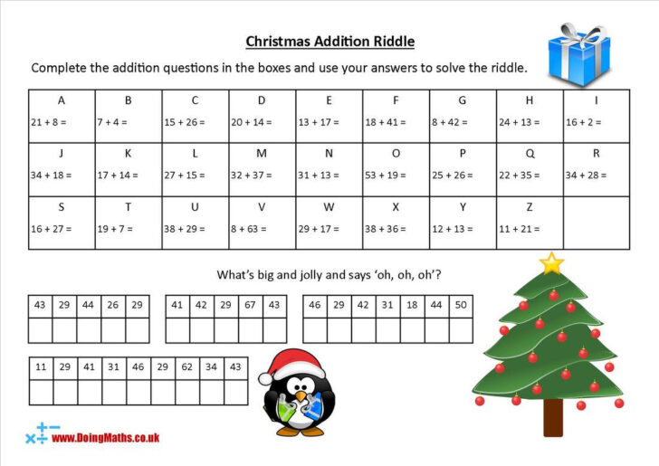 12 Days of Christmas Statistics Worksheet