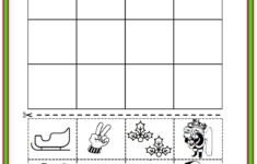Christmas Number Worksheet inside Preschool Christmas Number Worksheets