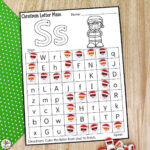 Christmas Preschool Worksheets Archives   Abc'S Of Literacy With Christmas Letter Recognition Worksheets