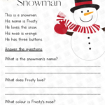 Christmas Reading Comprehension Grade 1 – English Created Resources Intended For 1st Grade Christmas Reading Comprehension Worksheets