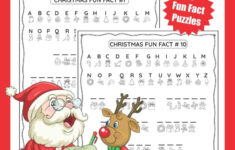 Christmas Secret Code Worksheet - Free Printable - Growing Play regarding Christmas Crack The Code Worksheets