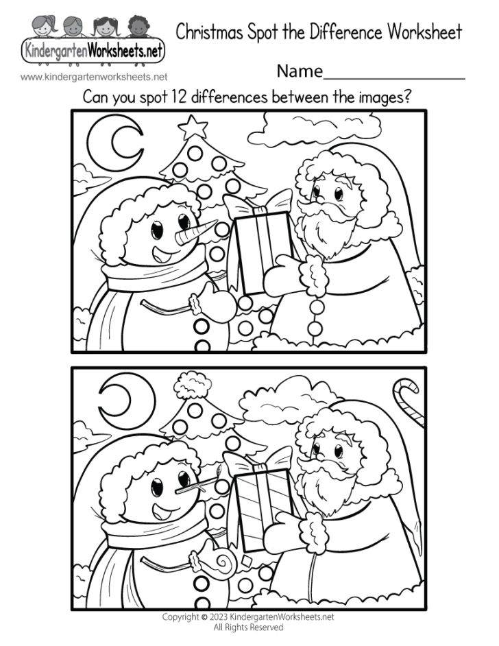 Christmas Fun Worksheet