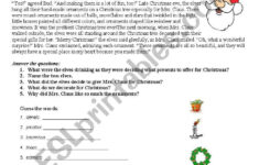 Christmas Story - Esl Worksheetsilviana_S within A Christmas Story Worksheets
